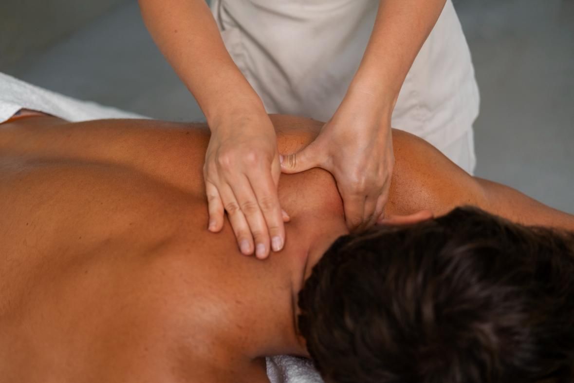 Therapeutic shoulder massage by an experienced massage therapist in Bryant, Arkansas